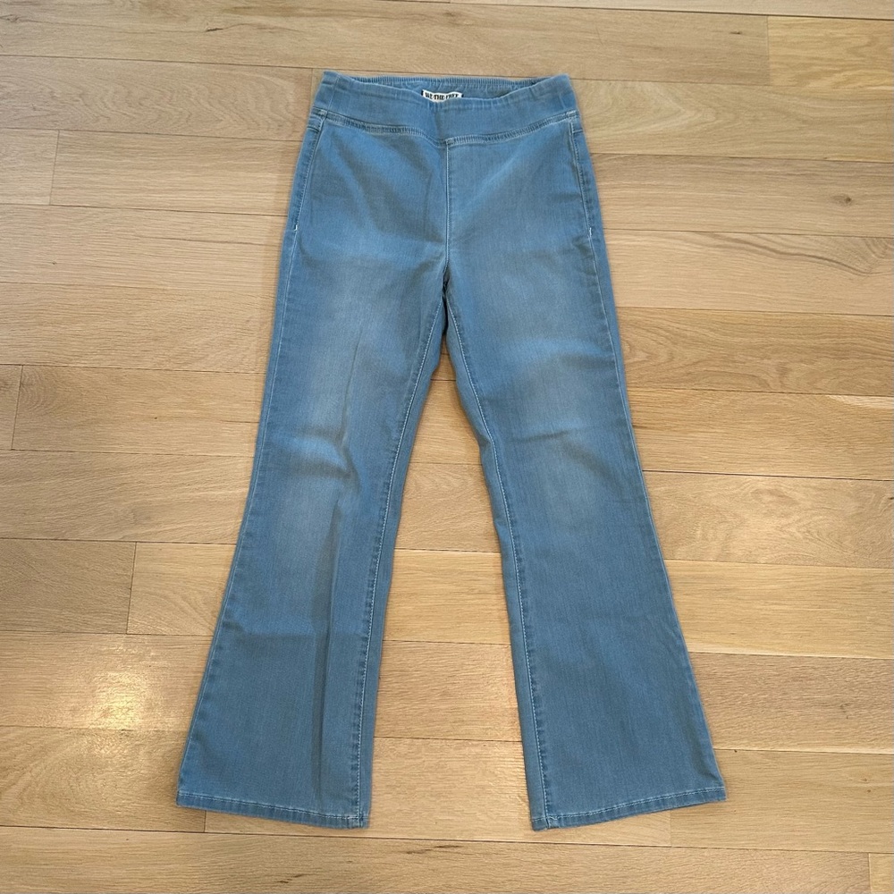We The Free In My Feelings Cropped Slim Flare Jeans; Sz SMALL